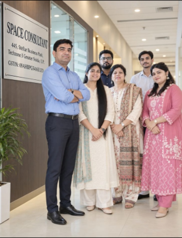 Space Consultant team at the office